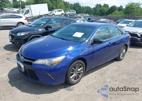 2016 Toyota Camry Se z USA, uszkodzony, nr VIN 4T1BF1FK7GU585020